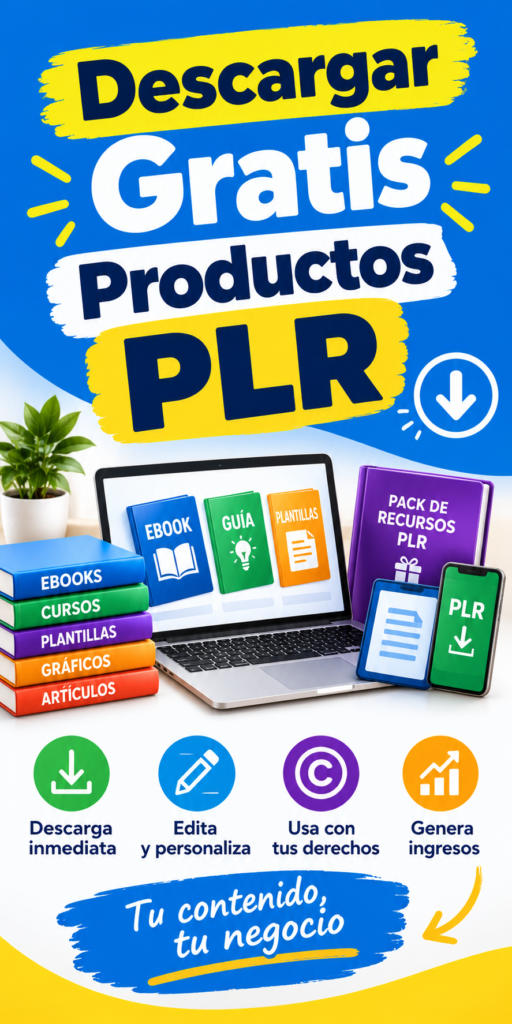 descargar gratis productos PLR